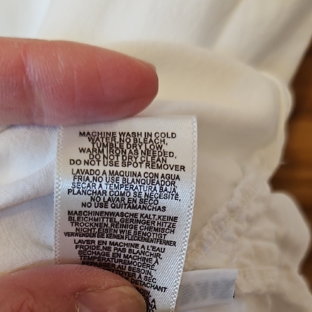 cloth & stone White Button-Down Shirt - Picture 4 of 6